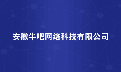 安徽牛吧網(wǎng)絡(luò)科技 引領(lǐng)創(chuàng)新，賦能網(wǎng)絡(luò)投資管理及咨詢服務(wù)